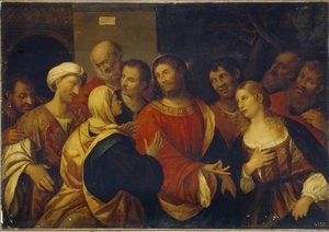 Christus im Hause von Martha und Maria