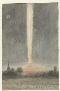Komet über Beverwijk, 1680