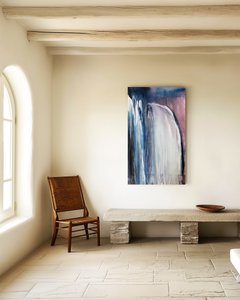 Ruhiges mediterranes Interieur