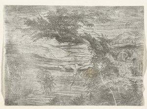 Landschaft mit Fischer