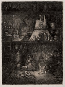 Bauerninterieur in der Haute-Garonne