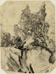 Die Gletscherspalte von Rodolphe Bresdin