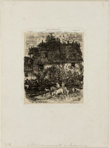Das strohgedeckte Bauernhaus, aus Revue Fantaisiste