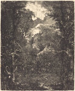 Die Städte hinter dem Sumpf von Rodolphe Bresdin