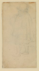 Mann von hinten gesehen (Verso) von Roelandt Jacobsz and Bruegel Pieter the Elder Savery
