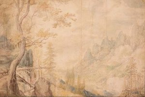 Alpine Landschaft, ca. 1606-7