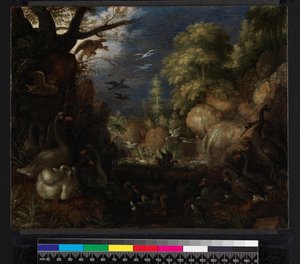 Die Erschaffung der Vögel, 1619