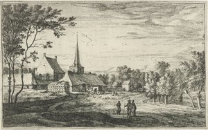 Ansicht von Heesbeen von Roelant Roghman