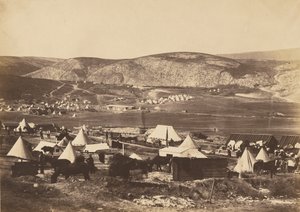 Lager der 5. Dragonergarde von Roger Fenton