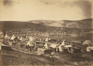 Lager der 5. Dragonergarde von Roger Fenton