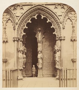 [Mittleres Portal, Westvorhalle, Kathedrale von Lichfield] von Roger Fenton