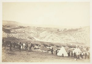 Lager der Pferdeartillerie von Roger Fenton