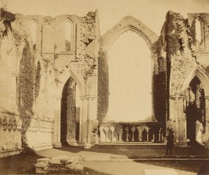 Fountains Abbey, Ostfenster von Roger Fenton