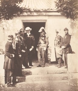 Gruppe am Hauptquartier, 1855