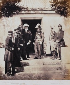 Gruppe im Hauptquartier, aus einem Album mit 52 Fotografien aus dem Krimkrieg, 1855 von Roger Fenton