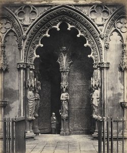 Lichfield-Kathedrale, Zentrale Tür, Westportal von Roger Fenton