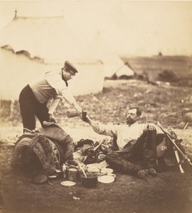 Oberstleutnant Hallewell, sein Tagwerk ist vollbracht. von Roger Fenton