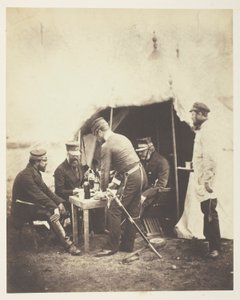 Generalmajor Garrett und Offiziere des 46. Regiments von Roger Fenton
