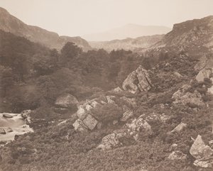 Moel Siabod, aus dem Lledr-Tal von Roger Fenton