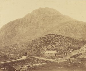 Mount Tryfan, vom Llyn Ogwen aus gesehen von Roger Fenton