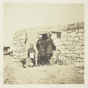 Offiziere im Stab von Generalleutnant Sir Richard England von Roger Fenton