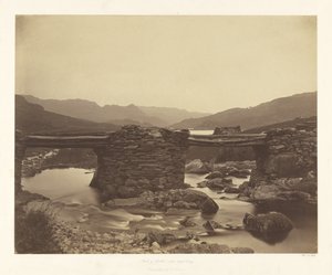 Pont-y-Garth, nahe Capel Curig von Roger Fenton