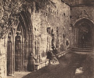 Die Kreuzgänge, Tintern Abbey, 1854