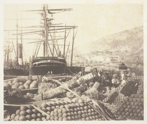 Der Ordnance Wharf, Balaklava von Roger Fenton
