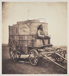 Der Fotografenwagen mit Marcus Sparling auf der Krim, 1855