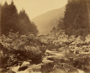 Forellenteich am Llugwy. von Roger Fenton
