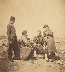 Zuaven und Soldaten der Linientruppen von Roger Fenton