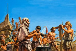 Bau der athenischen Marine von Roger Payne