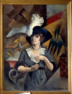 Porträt von Alice mit dem großen Hut