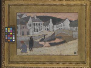 Der Kanal, Bretagne Landschaft von Roger de La Fresnaye
