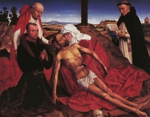 Pietà, von Rogier van der Weyden (1399-1464) von Rogier van der Weyden