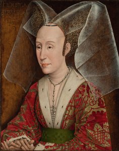 Porträt von Isabella von Portugal, Frau von Philipp III. Herzog von Burgund 1397-1471, ca. 1450-1475 von Rogier van der Weyden