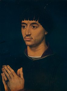 Porträt von Jean Gros, um 1460 von Rogier van der Weyden