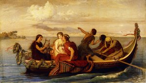Flucht aus Pompeji, 1871 von Roland Risse