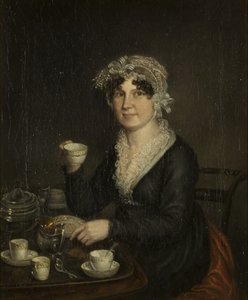 Porträt von Mrs. Ellen Sharples, um 1814