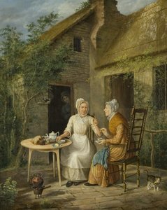 Die Dorfklatschweiber, ca. 1828