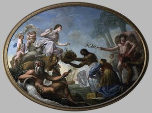 Der Osten bietet Britannia seine Reichtümer an von Roma Spiridione