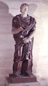 Ein gefangener barbarischer Prinz, aus der Villa Borghese, Rom (Porphyr)