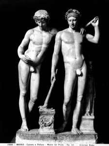 Kastor und Pollux oder Orestes und Pylades, Gruppe aus San Ildefonso