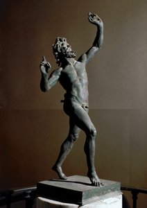 Tanzender Faun, Bronzeskulptur, 2. Jahrhundert v. Chr.