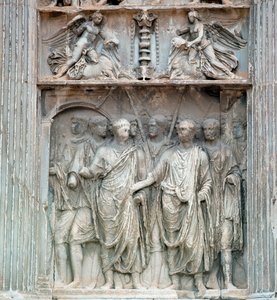 Kaiser Trajan kehrt aus Germanien zurück, 99 n. Chr.