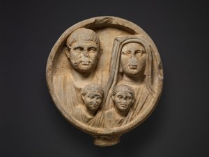Grabrelief, 2.-3. Jahrhundert n. Chr. (Marmor)