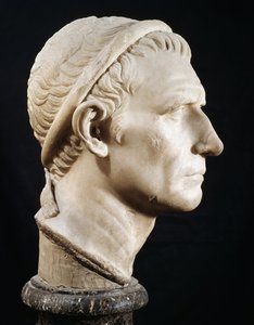 Kopf von Antiochus III. dem Großen (Marmorskulptur) von Roman