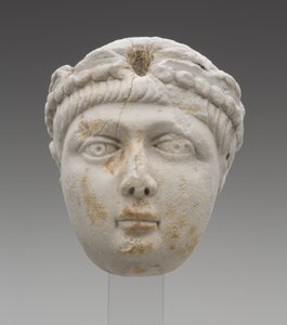 Kopf des Kaisers Honorius als Kind, spätes 4. Jahrhundert n. Chr.