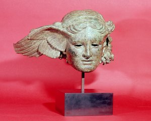 Kopf von Hypnos, oder Schlaf, Kopie eines hellenistischen Originals, 1.-2. Jahrhundert n. Chr.