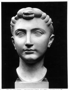 Kopf der Julia (39 v. Chr. - 14 n. Chr.), Tochter des Kaisers Augustus